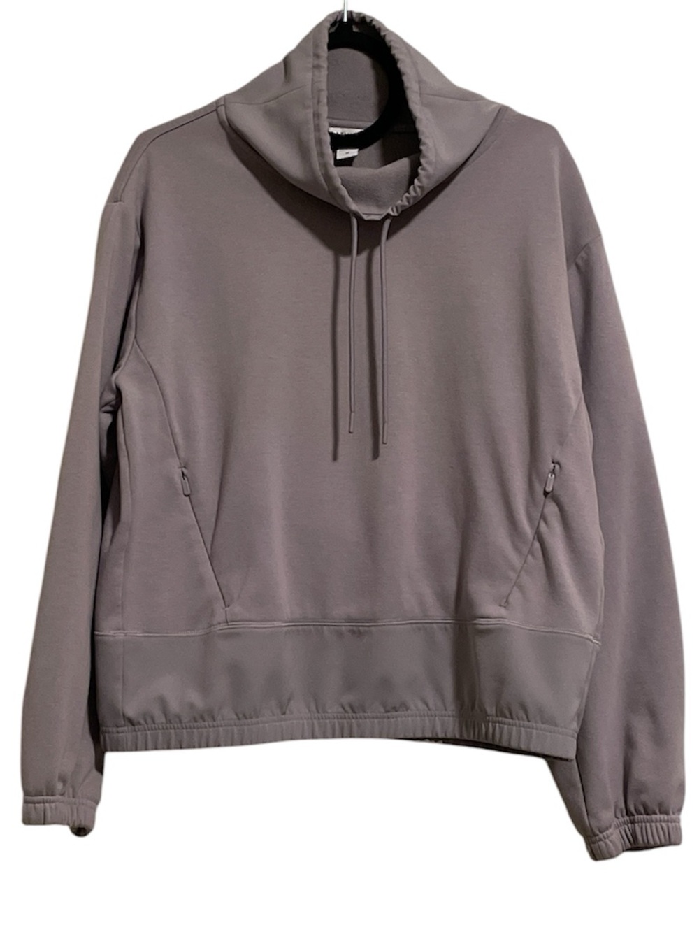 Athleta Triumph Funnel Neck Oversized Sweatshirt Starlily Violet Size Medium - Picture 6 of 9